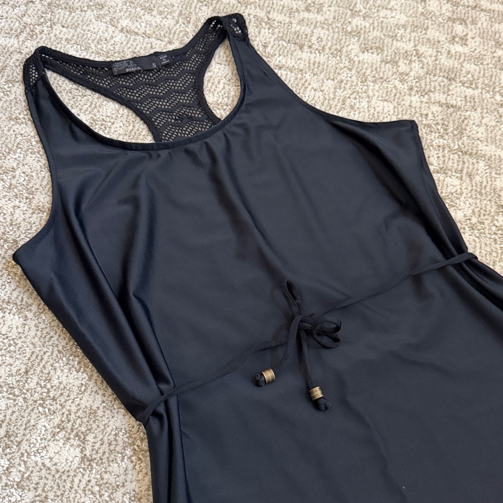 Prana Women's Black Eisley Sleeveless Cover-Up Tunic Swimwear—S - Picture 4 of 11
